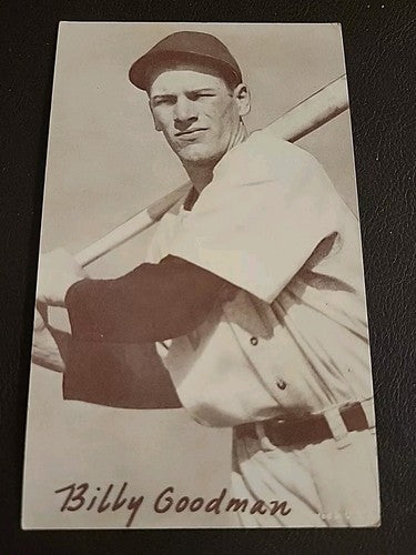 Billy Goodman Vintage  1947-1966 Exhibits Baseball Card Nice Condition