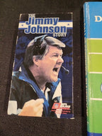 The Official 1981 Dallas Cowboys Bluebook Volume II Hardcover Book + 2 VHS Tapes