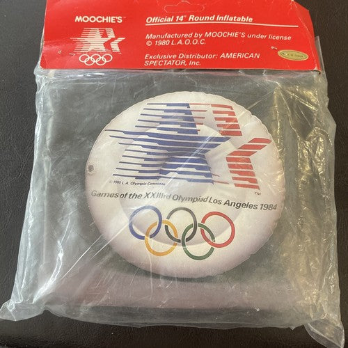 Los Angeles 1984 Olympics Stadium Cushion Inflatable Vintage USA Moochies NEW