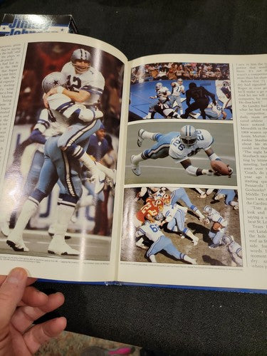 The Official 1981 Dallas Cowboys Bluebook Volume II Hardcover Book + 2 VHS Tapes