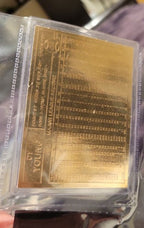1996 Cy Young  Danbury Mint Sealed 22 kt Gold card #34 Cleveland Indians