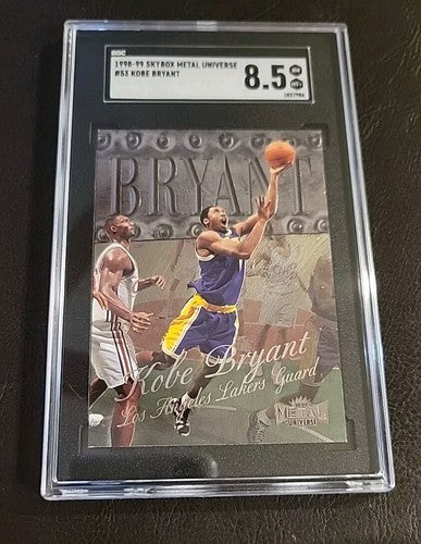 1998-99 Skybox Metal Universe Kobe Bryant #53 SGC 8. 5 Lakers HOF