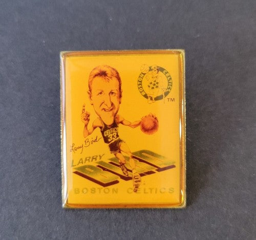 NBA Basketball Boston Celtics Larry Bird Vintage Lapel Pin Legend Hoops 1991-92