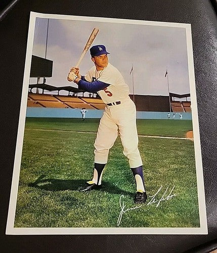 Jim Lefibvre Los Angeles Dodgers 8"x10" Color Picture Team Issued 1960s
