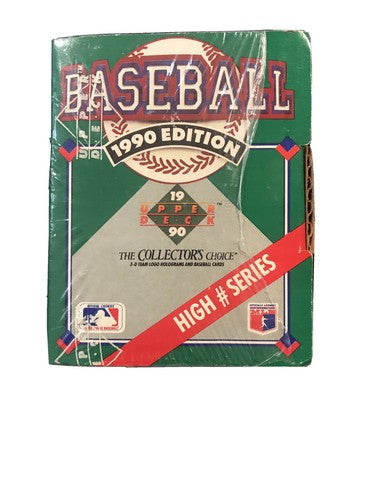 New 1990 Upper Deck Baseball Cards High Number Series Box Factory Sealed 701-800