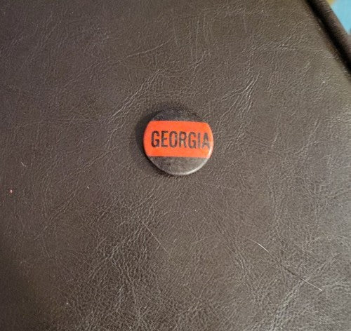 1940s - 1950s Georgia Bulldogs  football  1 1/4" pinback button