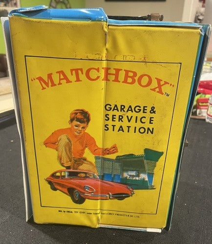 1966 Vintage Matchbox Garage & Service Station W/ Sears Parking Ideal Lesney