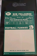1960 Topps Football #88 Bob Pellagrini SGC 7