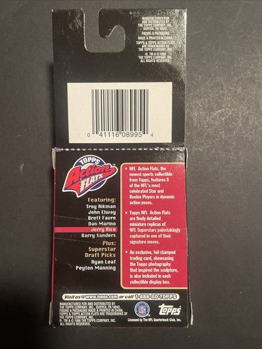 1998 TOPPS ACTION FLATS JERRY RICE  "KICKOFF EDITION" FIGURE/CARD