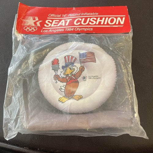 Los Angeles 1984 Olympics Stadium Cushion Inflatable Vintage USA Moochies NEW