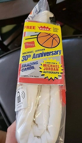 Michael Jordan Fleer Hanes 2018-19 RED SILVER Pack Brand New Unopened