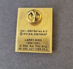 NBA Basketball Boston Celtics Larry Bird Vintage Lapel Pin Legend Hoops 1991-92