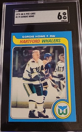 1979-80 O-Pee-Chee Hockey Card - Gordie Howe #175 - SGC 6 Ex/Mt -undergraded