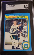1979-80 O-Pee-Chee Hockey Card - Gordie Howe #175 - SGC 6 Ex/Mt -undergraded