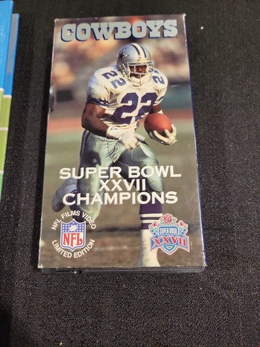 The Official 1981 Dallas Cowboys Bluebook Volume II Hardcover Book + 2 VHS Tapes