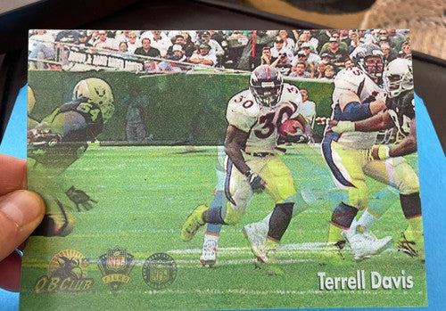 Terrell Davis  Hologram Photo Denver Broncos Leap NFL Films Players