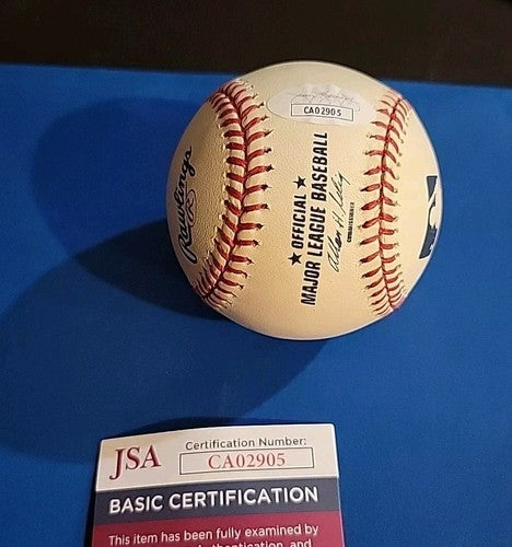 WHITEY FORD Signed Official MLB Baseball-HALL OF FAME-NEW YORK YANKEES-JSA COA