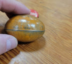 Vintage 1930's Harvard Football Pin W/ Tin Litho Football Made In Germany