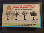 TREE KIT FOR 6 ELM TREES SEE-NIKS LANDSCAPING ACCESSORIES BY AHM NEW HO SCALE