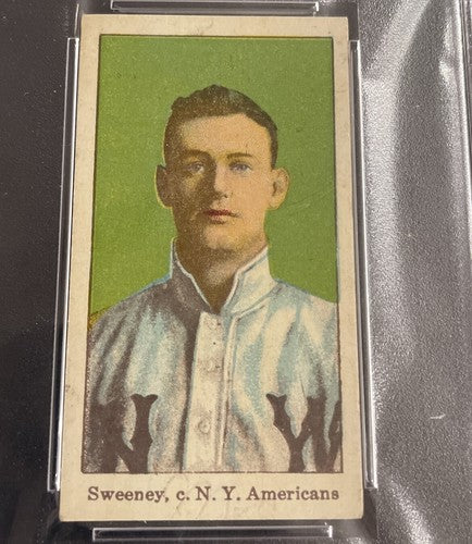 1915 E106 American Caramel Jeff Sweeney N.Y. Americans - PSA 6