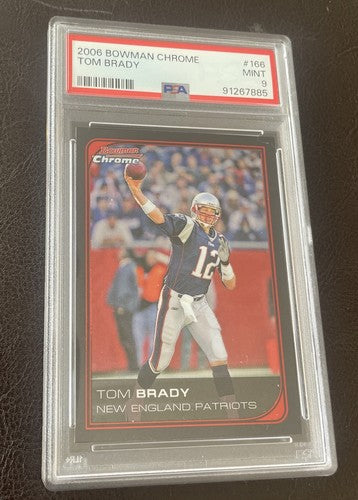 2006 Bowman Chrome - #166 Tom Brady PSA 9 Mint