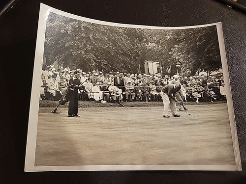 Sam Parks Jr. 1935 Original  Press Photo 7x9  National Open golf champion