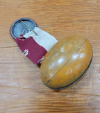 Vintage 1930's Harvard Football Pin W/ Tin Litho Football Made In Germany