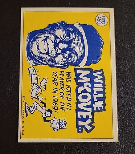 1970 Topps Baseball #450 Willie McCovey NM-MT