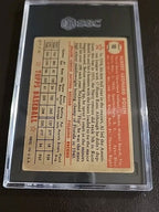 1952 Topps Al Rosen #10 (Red Back) SGC 2