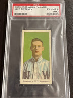 1915 E106 American Caramel Jeff Sweeney N.Y. Americans - PSA 6