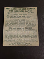 1952 Red Man Tobacco #26 Gus Zernial w/tab Philadelphia A's VG/EX