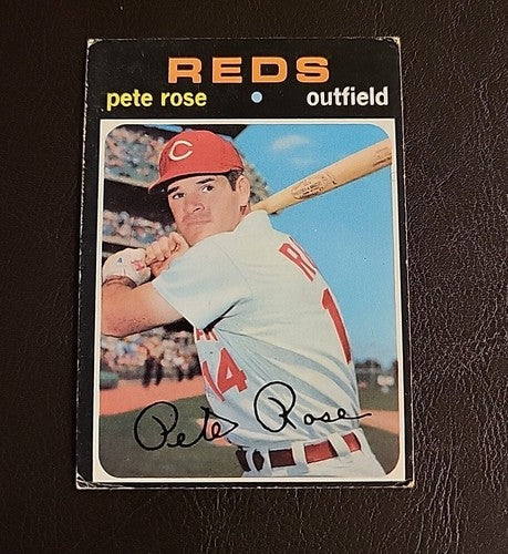 1971 Topps #100 Pete Rose VG Cincinnati Reds