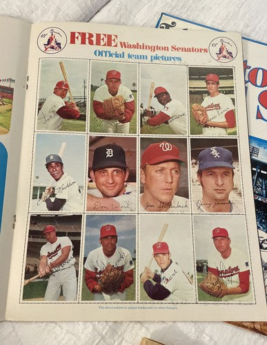 1971 Complete 5 TEAM Sets of 24 Cards Stamp ALBUM missing Balitmore in envelope