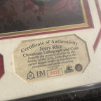 Jerry Rice Chromium Lithograph w/The Highland Mint Medallion Coin 33/2500 #347-b