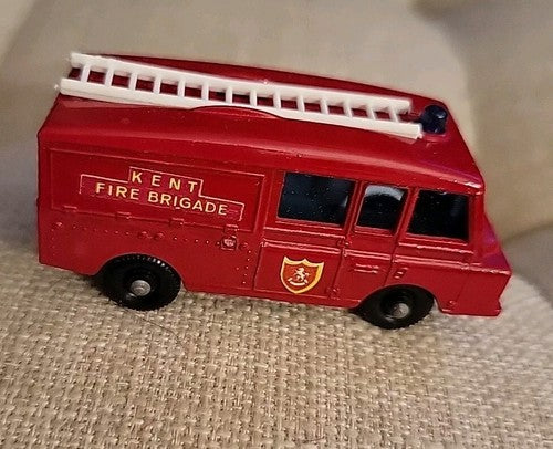Matchbox Lesney #57 Land Rover Fire Truck Original Mint Box 1966