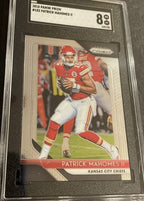 2018 Panini Prizm Patrick Mahomes SGC 8