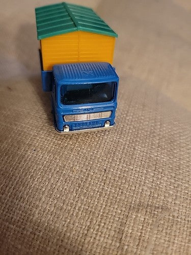 G418-MATCHBOX LESNEY No60B SITE HUT TRUCK AND ORIGINAL BOX 1966.