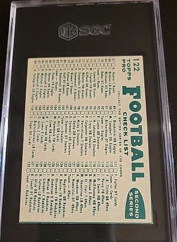 1960 TOPPS SAN FRANCISCO 49'ers TEAM #122 Graded SGC 4 (Looks Better)