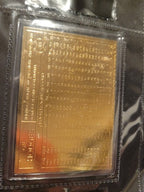 Gil Hodges Danbury Mint Sealed 22 kt Gold card #38  Brooklyn Dodgers 1996