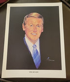 1982 Vin Scully Los Angeles Dodgers Announcer Unocal 76 portrait print