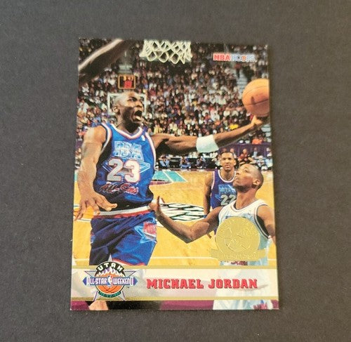 1993-94 Hoops #257 Michael Jordan 5th Anniversary All Star, Mint