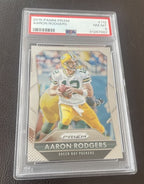 2015 Panini Prizm #112 Aaron Rodgers Green Bay Packers PSA 8 NR/MT-MT