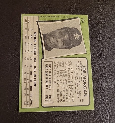 1971 Topps #264 Joe Morgan Houston Astros Ex/Mt