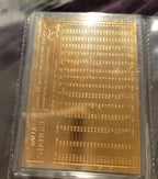 1996 Willie Stargell Danbury Mint Sealed 22 kt Gold card #3 Pittsburgh PIRATES