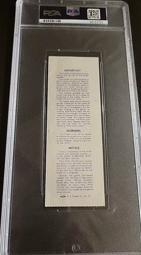 1979 World Series Game 3 PSA 4 Ticket Stub Orioles 8 Pirates 4 Stargell 2 Hits