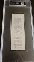 1979 World Series Game 3 PSA 4 Ticket Stub Orioles 8 Pirates 4 Stargell 2 Hits