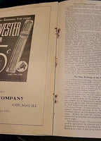 1933 EAST WEST COLLEGE FOOTBALL AS GAME PROGRAM CHICAGO WORLD FAIR W/ticket Stub