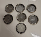 Cleveland INDIANS 1940s BASEBALL size 1.75” button No Pin Lot of 7