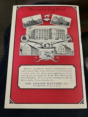 1924 D&M Official Rules for Baseball, Lawn Tennis+