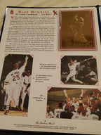Danbury Mint Mark McGwire and Sammy Sosa 1998 Breaking The Home Run Record